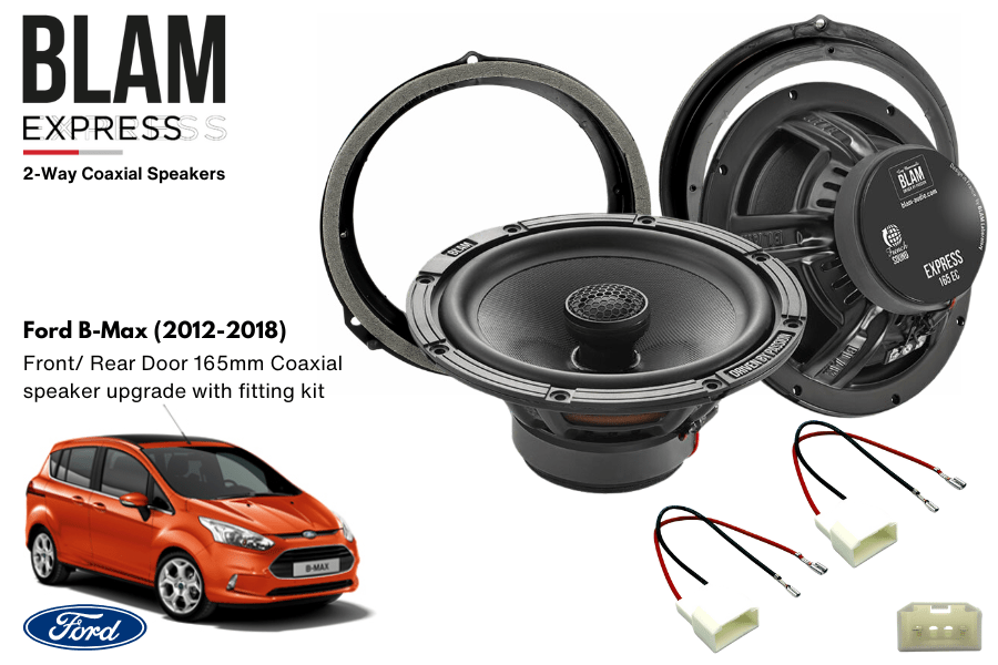 Ford B-Max BLAM RELAX 165EC Front Door Coaxial Speaker Upgrade