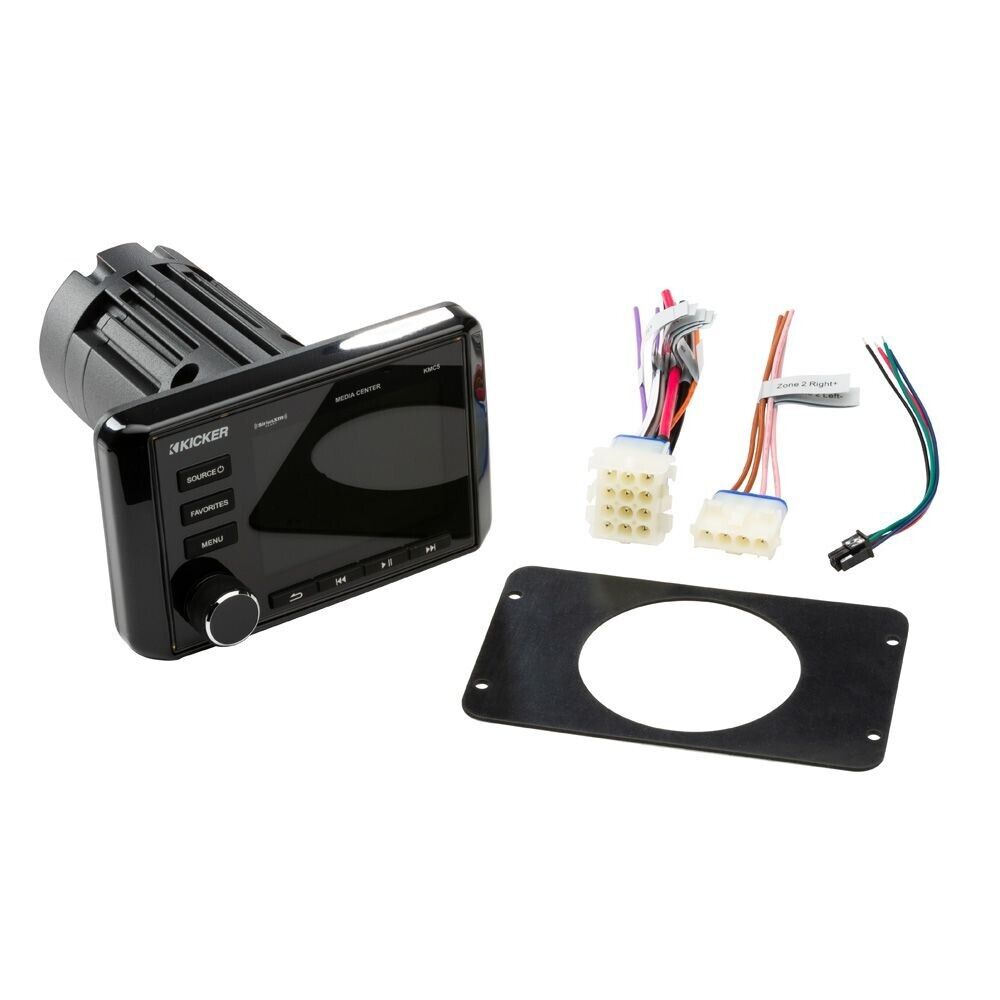 KICKER MARINE SOURCE UNIT Bluetooth, DUAL ZONE, NMEA COMPATIBILITY, AV-in, 6x25w