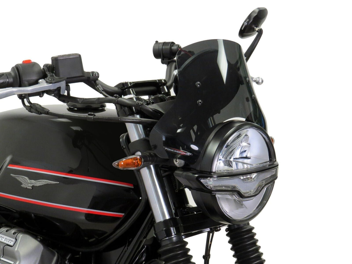 LIGHT SCREEN Wind deflector MOTO GUZZI V7 STONE, SPECIAL, EDITION (155 MM High)