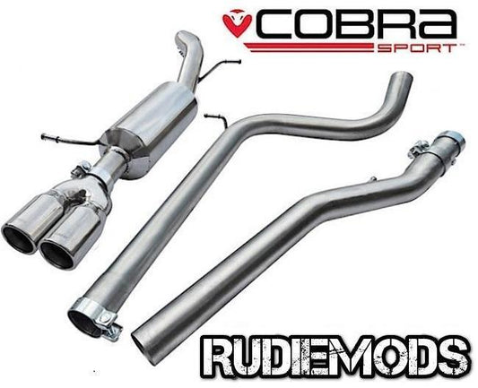 Cobra Sport Seat Ibiza FR 10 on Stainless Steel Cat Back Exhaust System Non-Res