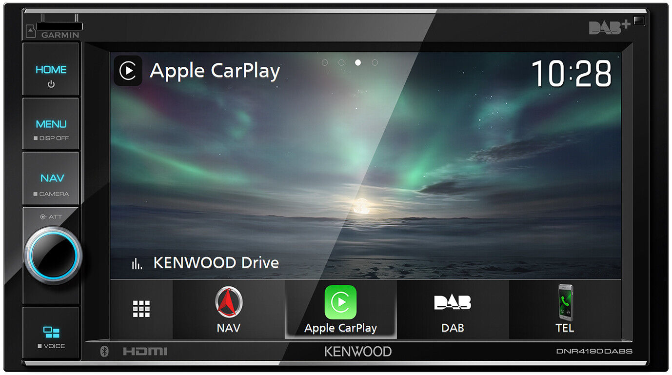KENWOOD DNR 4190DABS 6.2" Navigation Carplay Android Auto Headunit with Bluetoot