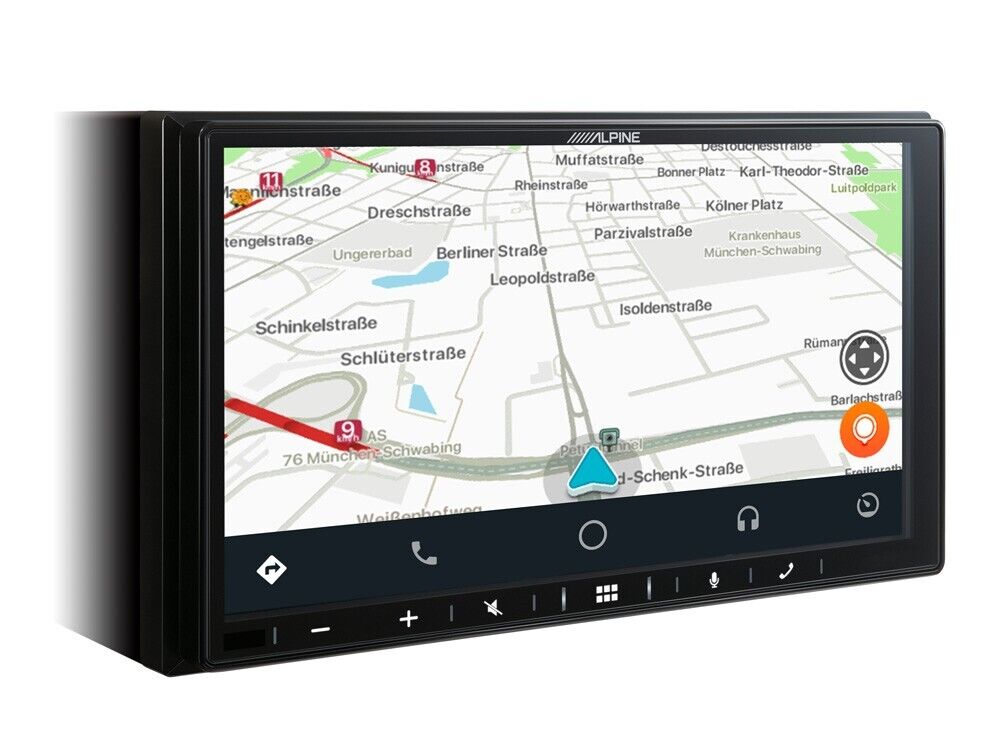 Alpine 7” Digital Media Station featuring Apple CarPlay and Android Auto