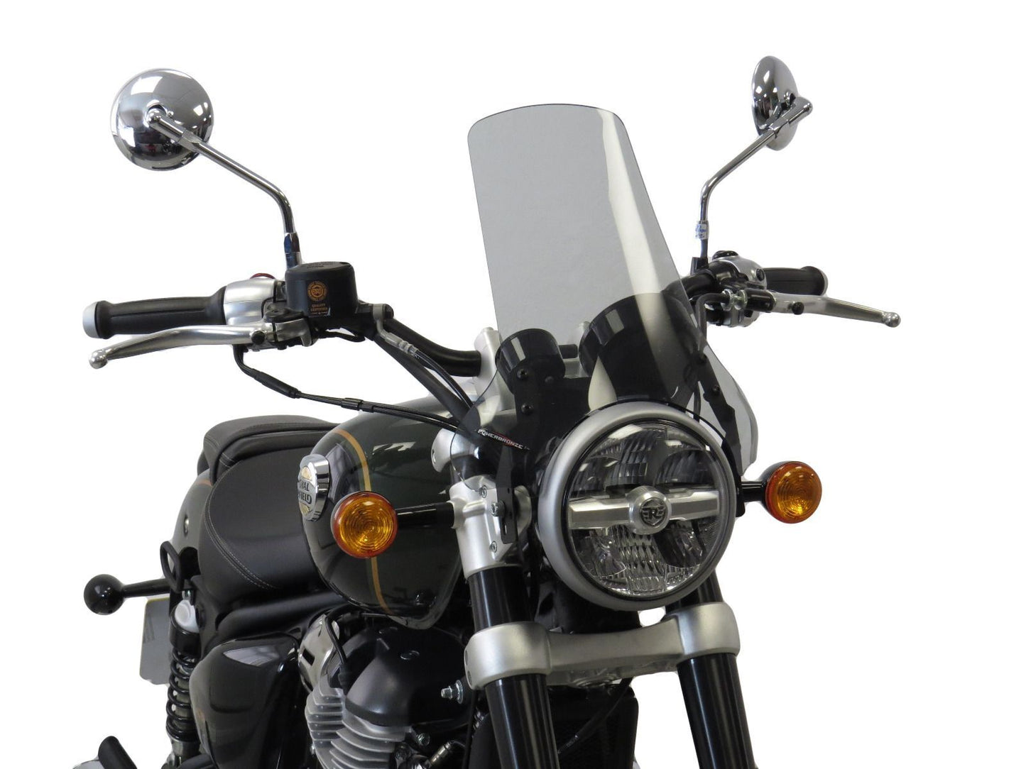 LIGHT SCREEN, WIND DEFLECTOR ROYAL ENFIELD ,SUPER METEOR 650 (325MM HIGH)
