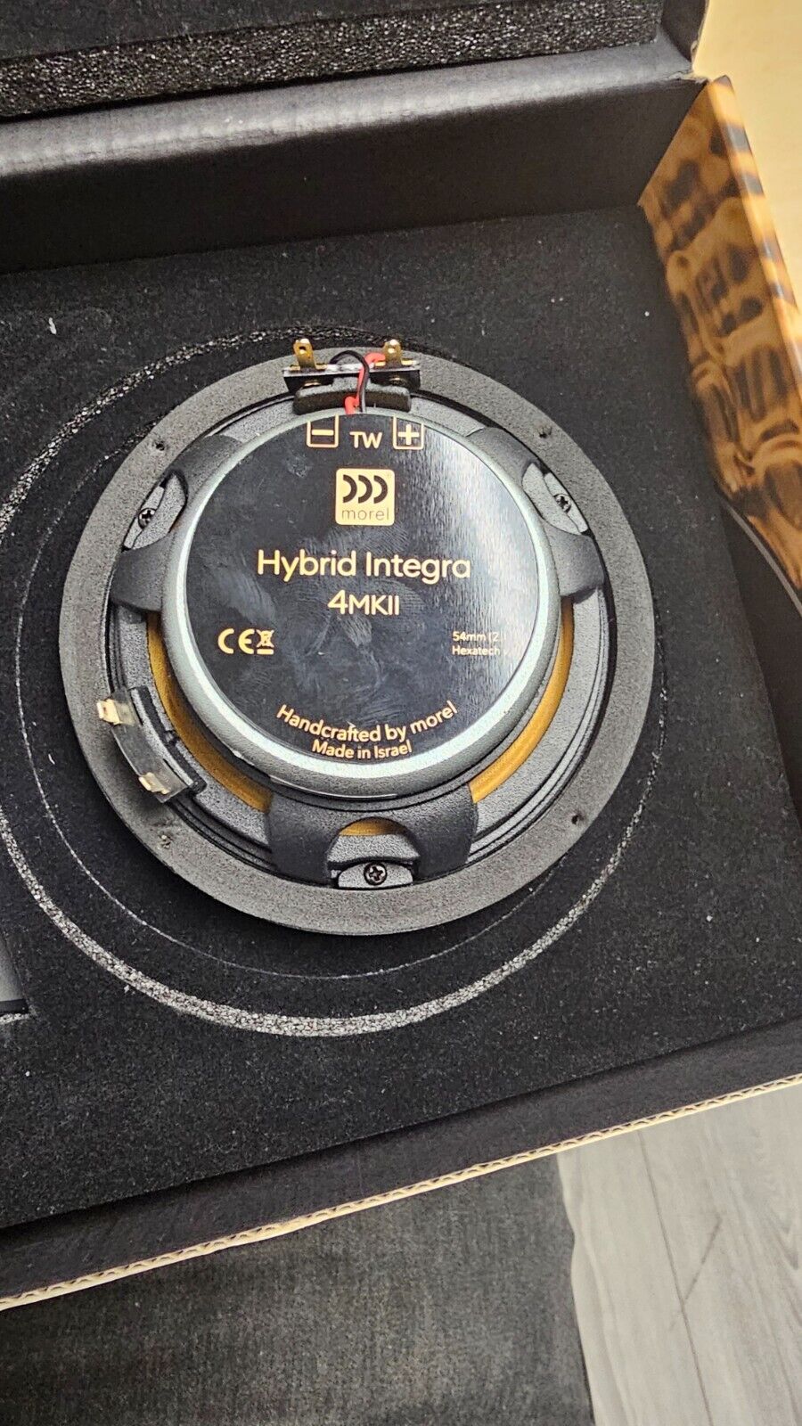 4" (100 MM) 2-WAY COAXIAL SPEAKER SET MOREL HYBRID INTEGRA 42 - Ex Display