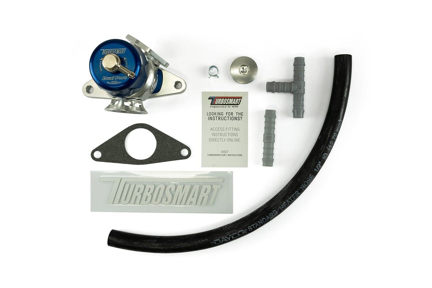 Turbosmart Dual Port Blow Off Fits Subaru-Blue
