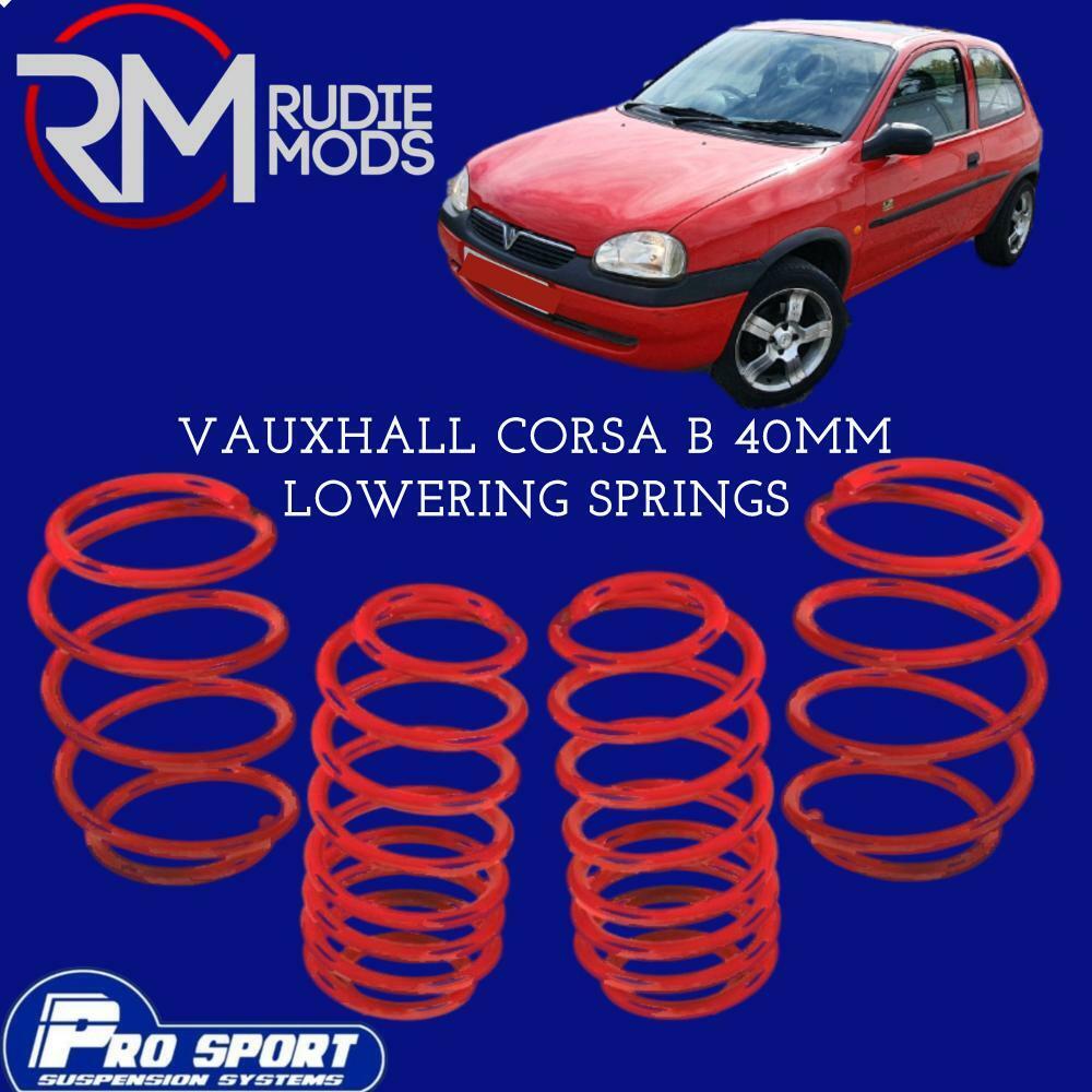 ProSport Lowering Springs for Vauxhall Corsa B 1993-2000 120159
