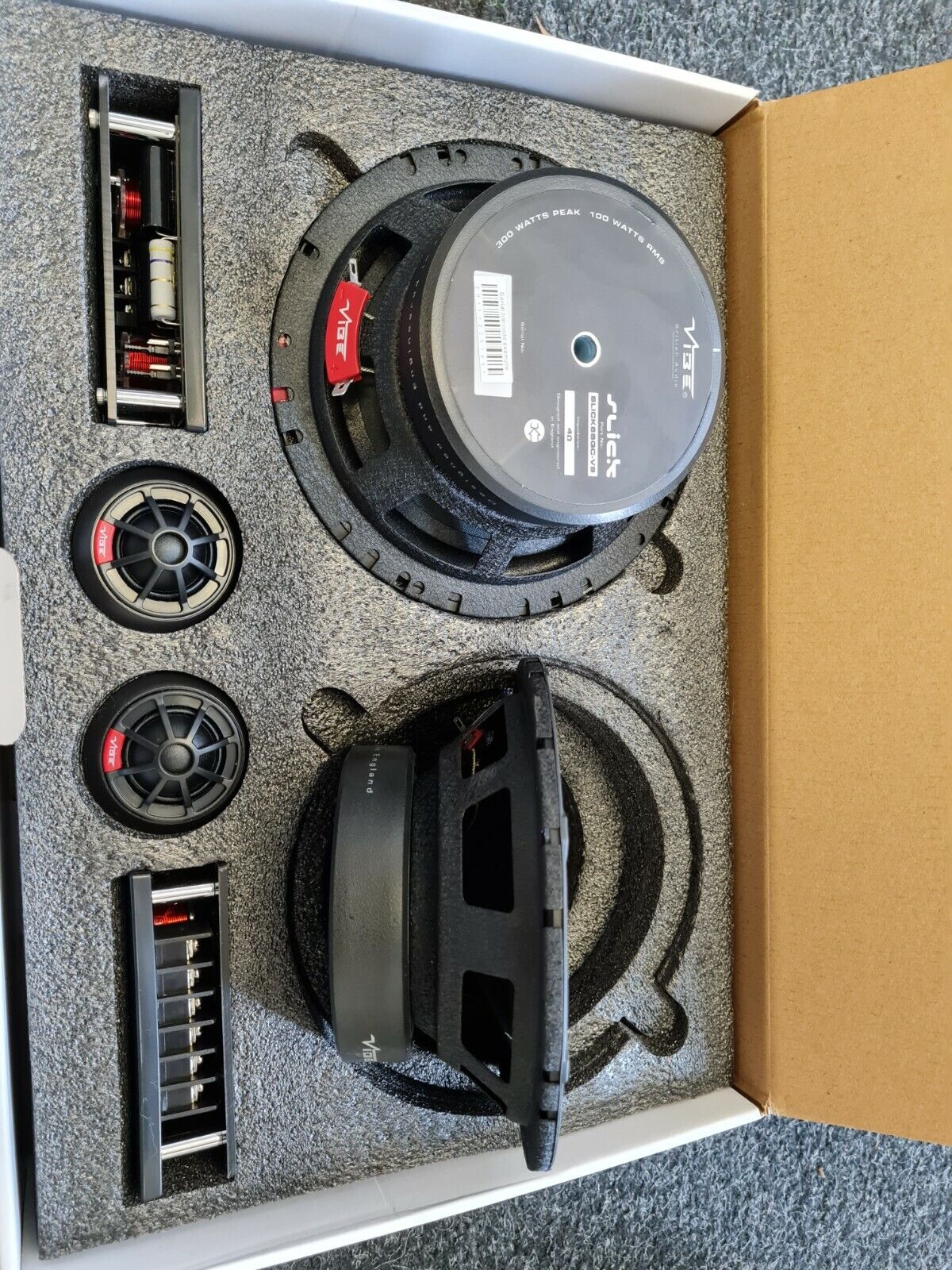 Vibe Slick 6 Inch Sound Quality Component Speakers