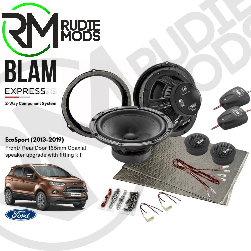 Ford EcoSport (2013-2019) BLAM EXPRESS 165ES Front Door Component speaker upgrad