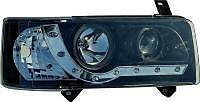 VW TRANSPORTER T4 BLACK R8 DEVIL EYE HEADLIGHTS DRL
