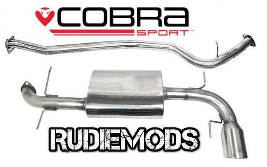 Cobra Sport fits Impreza WRX Hatch 08-12 Cat Back Exhaust System Non-Resonated