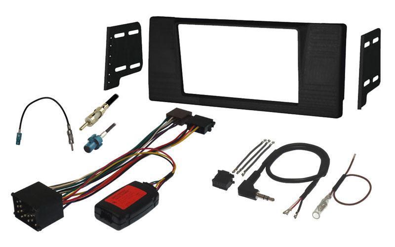 InCarTec FK-769-R BMW 5 Series E39 Double Din Car Stereo Fitting Kit Round Pin
