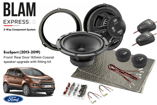 Ford EcoSport BLAM RELAX 165ES Front Door Component Speaker Upgrade