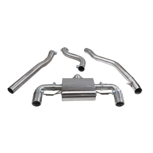 COBRA SPORT BMW M240I F22 LCI Cat Back Performance Exhaust Non Res Black pipes