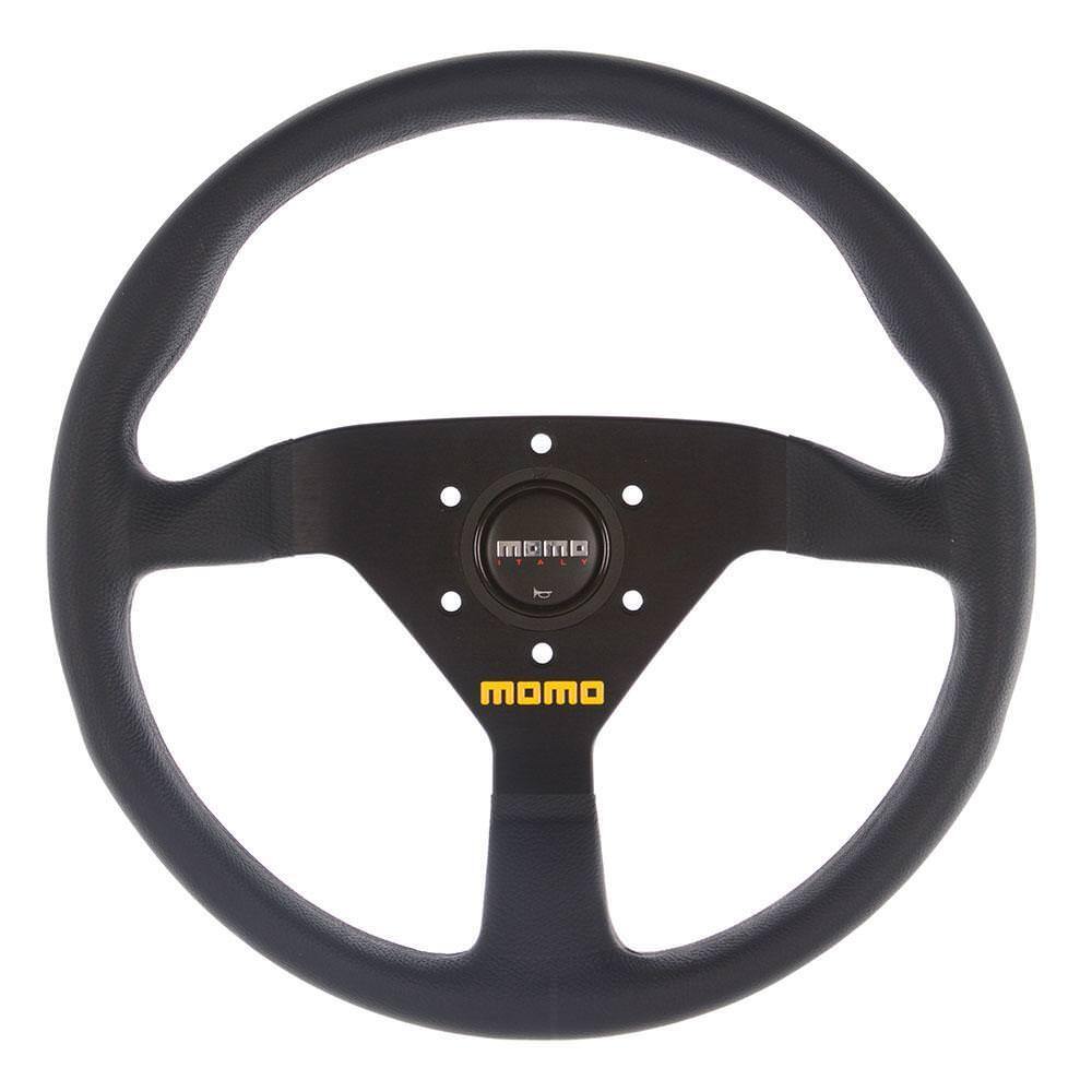 GENUINE Momo Mod.78 320mm Black Suede Steering Wheel
