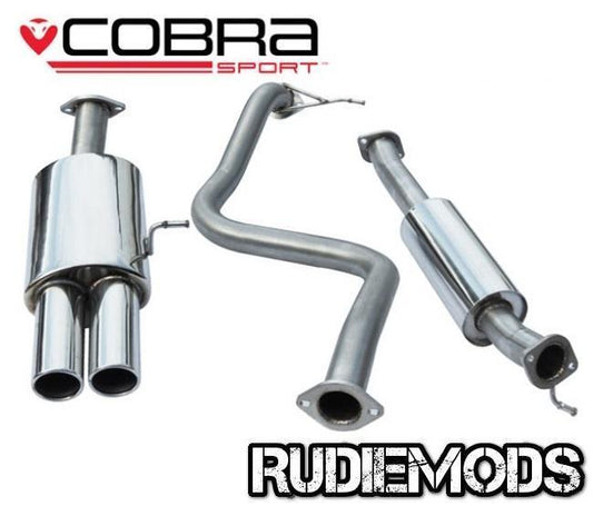 Cobra Sport Ford Fiesta Mk7 13 on ST180 Cat Back Exhaust Twin Tailpipe Res
