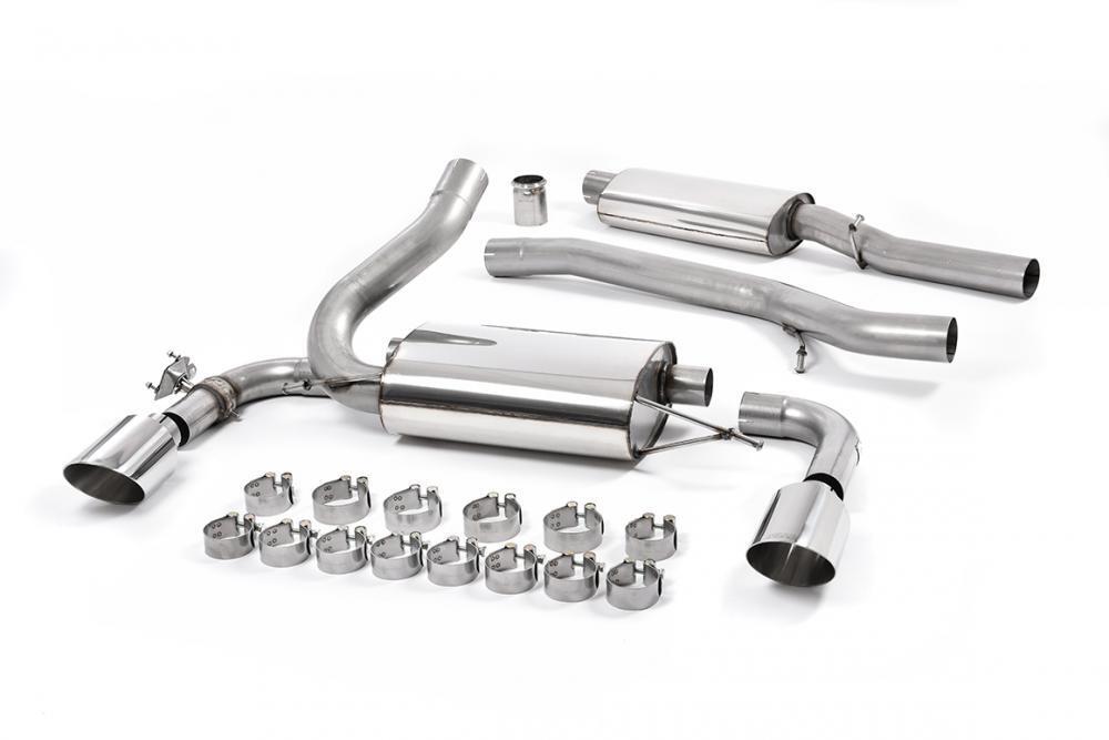 Milltek SSXFD190 Focus RS Mk3 EC approved Resonated Cat Back Exhaust System