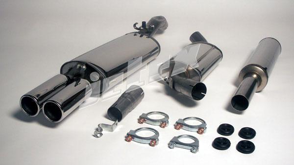 Jetex Cat Back Exhaust VW Golf MK2 GTi 16V 1985-1991 Stainless Steel