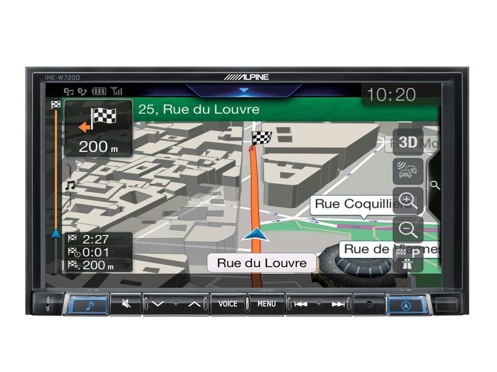 Alpine 7” Touch Screen Navigation with TomTom maps Apple CarPlay & Android Auto