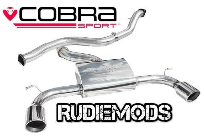 Cobra Sport Ford Focus MK2 05-11 ST225 Stainless Steel Cat Back System Non Res