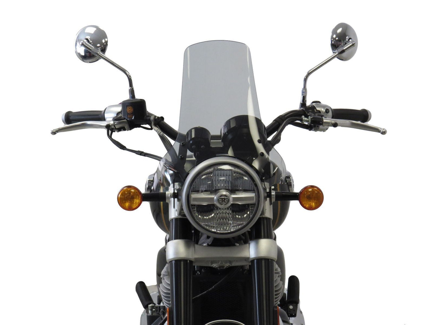 LIGHT SCREEN, WIND DEFLECTOR ROYAL ENFIELD ,SUPER METEOR 650 (325MM HIGH)