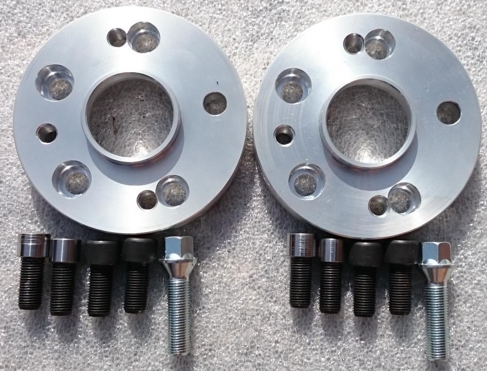 VAG 5x100 to 4x100 VW AUDI SEAT SKODA 20mm Car Wheel PCD adaptors 1 PAIR