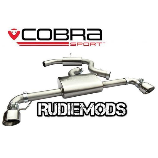 Cobra Sport VW Golf GTi MK6 Sport Stainless Exhaust Cat Back System Resonated