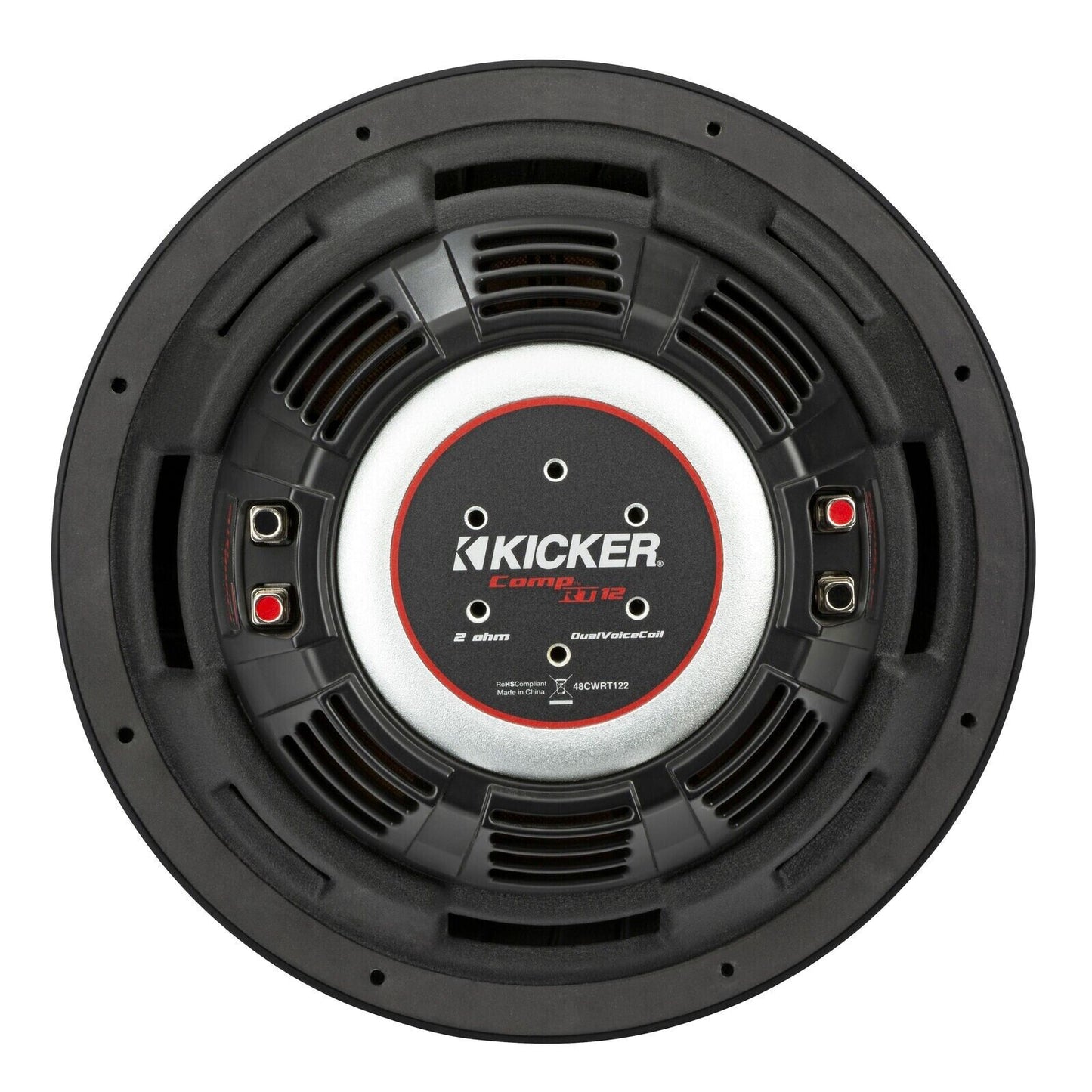 Kicker CompRT 12" Subwoofer Thin Profile 48CWRT122 Car Audio