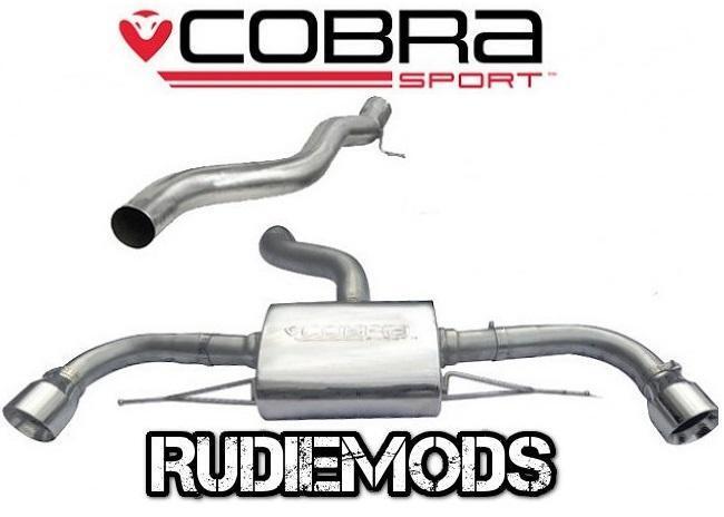 Cobra Sport Audi TT MK2 Quattro 12-15 Cat Back Exhaust System Non Resonated