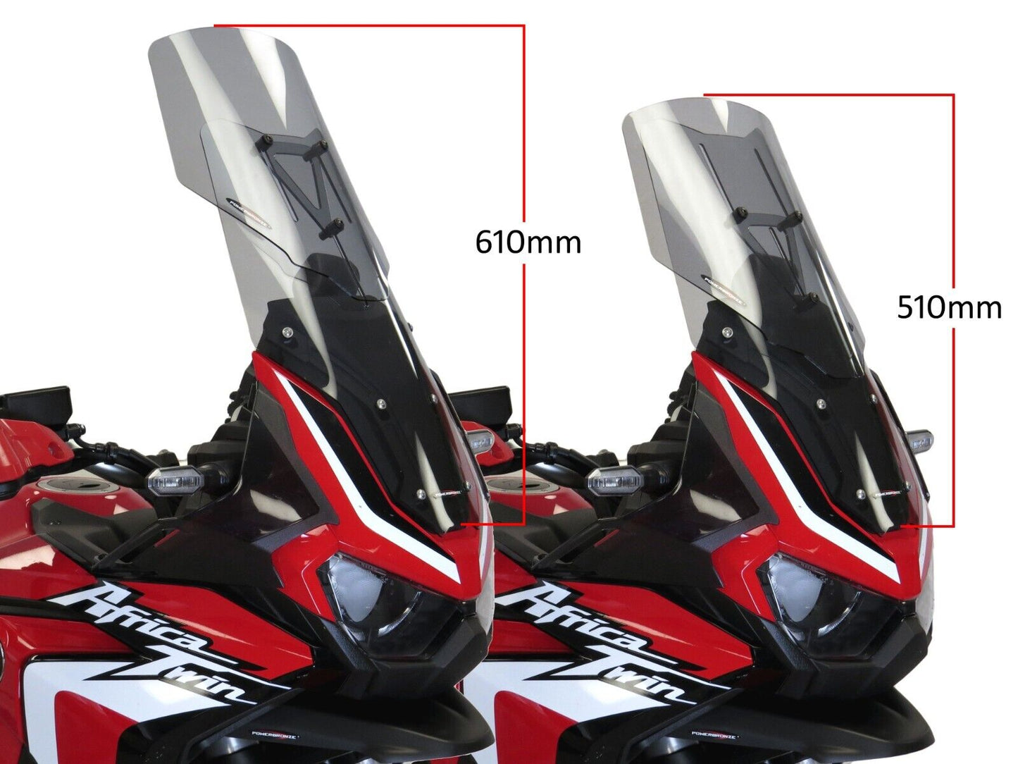 Adjustable Screen Wind deflector Honda CRF1100L AFRICA TWIN, 20-23