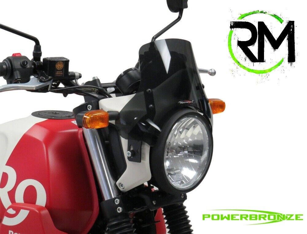 LIGHT SCREEN, WIND DEFLECTOR ROYAL ENFIELD ,SCRAM 411, 22-24 (155MM HIGH)