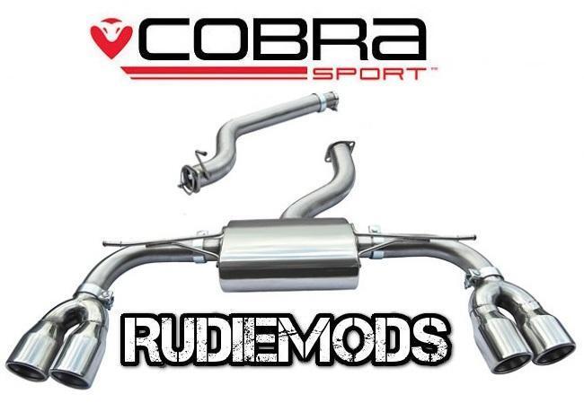 Cobra Sport Audi S3 MK3 13on Cat Back Stainless Steel Exhaust System Resonated