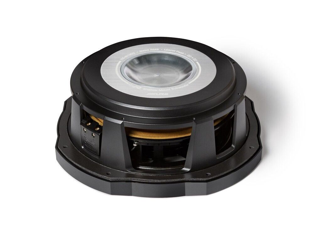 Alpine 10" Dual-Coil Shallow Car Subwoofer RS-W10D4 4 Ω 25 cm