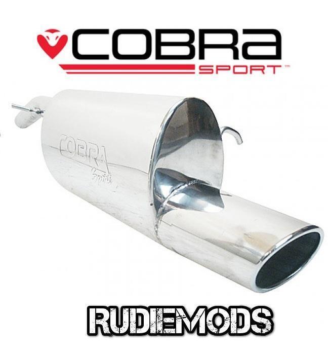 Cobra Sport Ford Fiesta Mk6 02-07 Zetec Rear Stainless Steel Exhaust Box