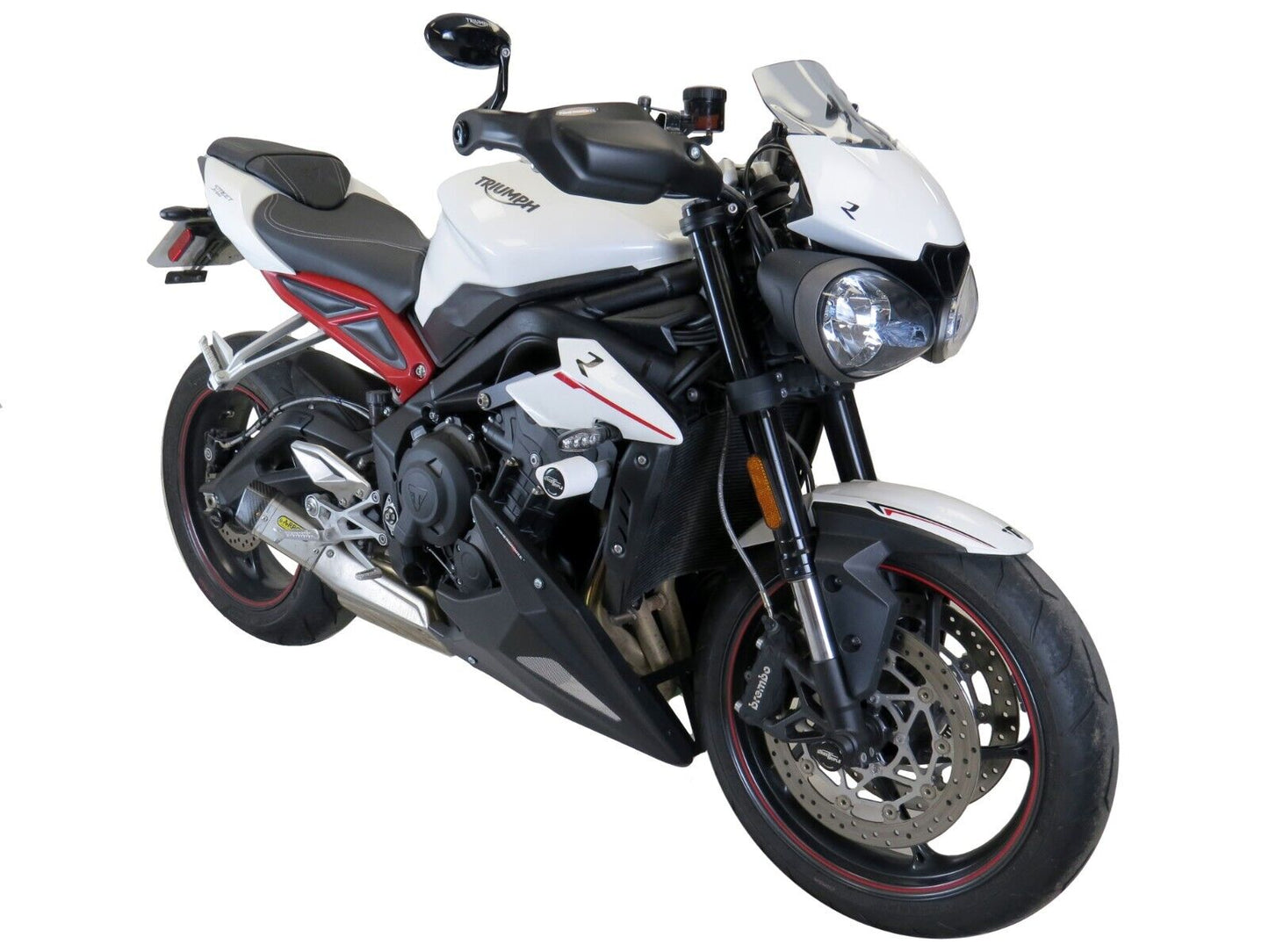 Belly Pan lower TRIUMPH STREET TRIPLE, r, r low, rs, s, MOTO2, MATTE BLACK