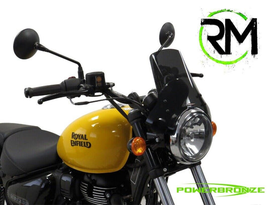 LIGHT SCREEN, WIND DEFLECTOR ROYAL ENFIELD ,HUNTER 350, METEOR 350 (230mm HIGH)
