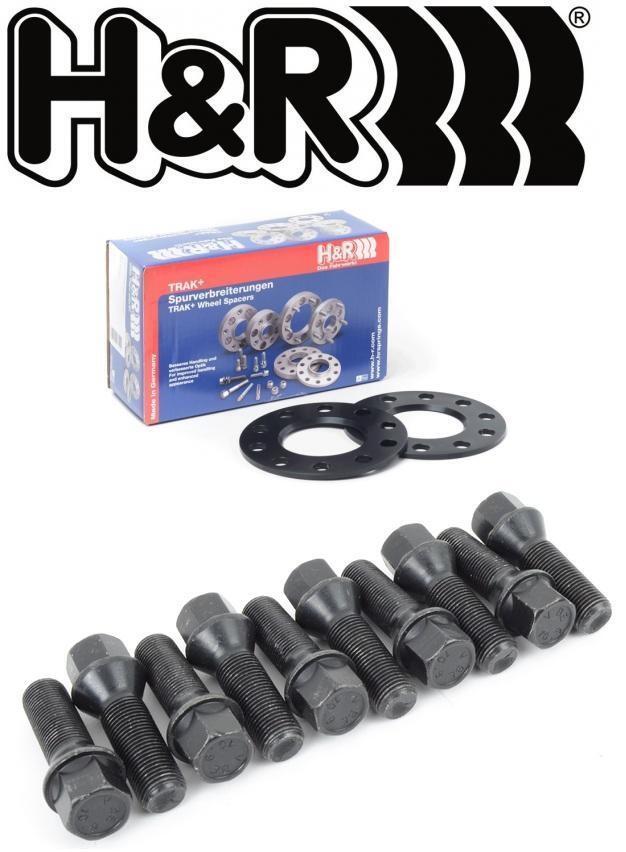 H&R BMW E64 5mm Hubcentric Wheels Spacers + Genuine H&R 30mm Bolts 5x120 72.5