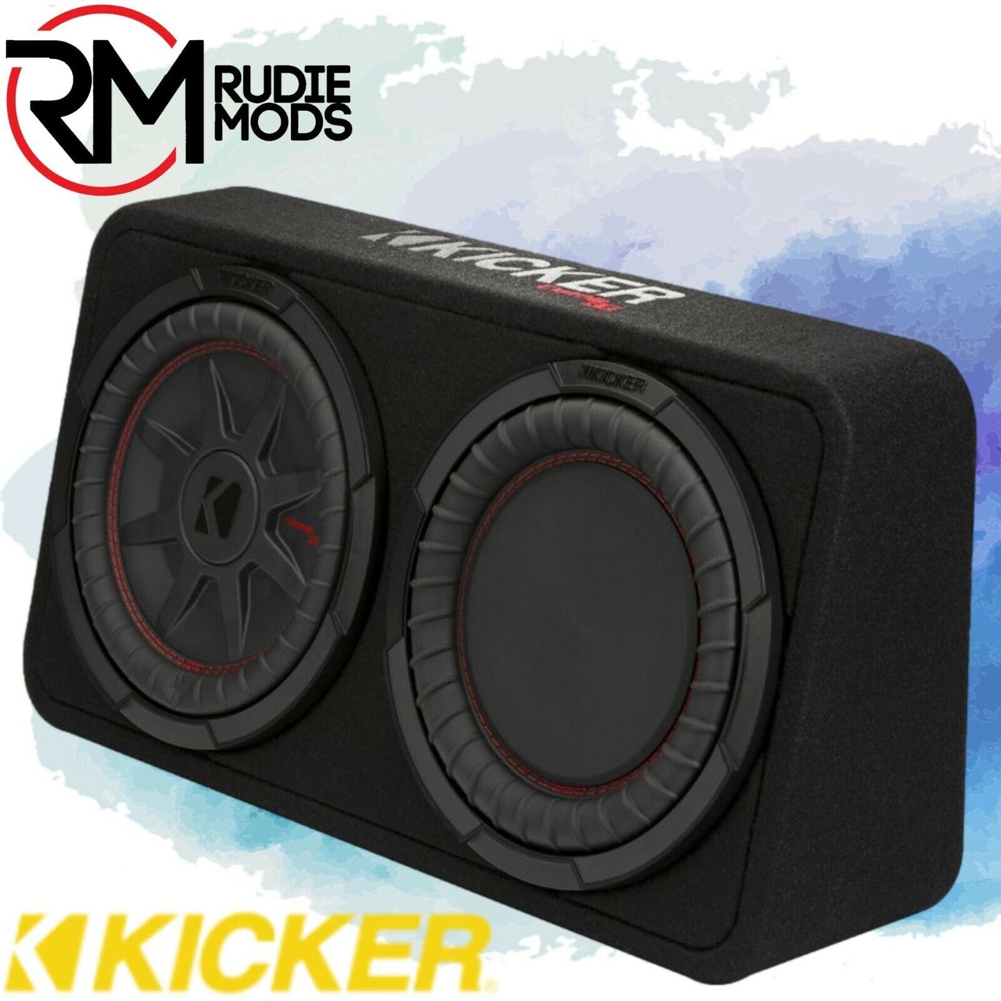 Kicker Slim Sub Enclosure 10" KA48TCWRT102