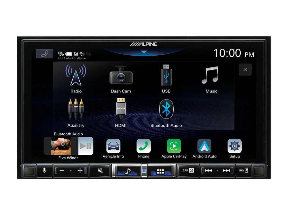 Alpine 7” Digital Media Station, featuring DAB+ Radio, Apple CarPlay and Android