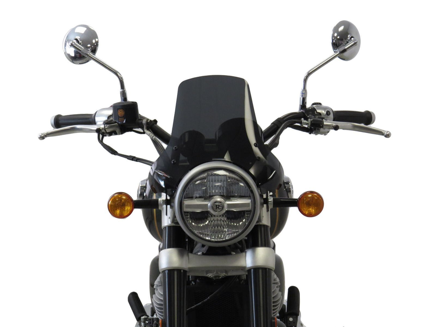 LIGHT SCREEN, WIND DEFLECTOR ROYAL ENFIELD ,SUPER METEOR 650 (230MM HIGH)