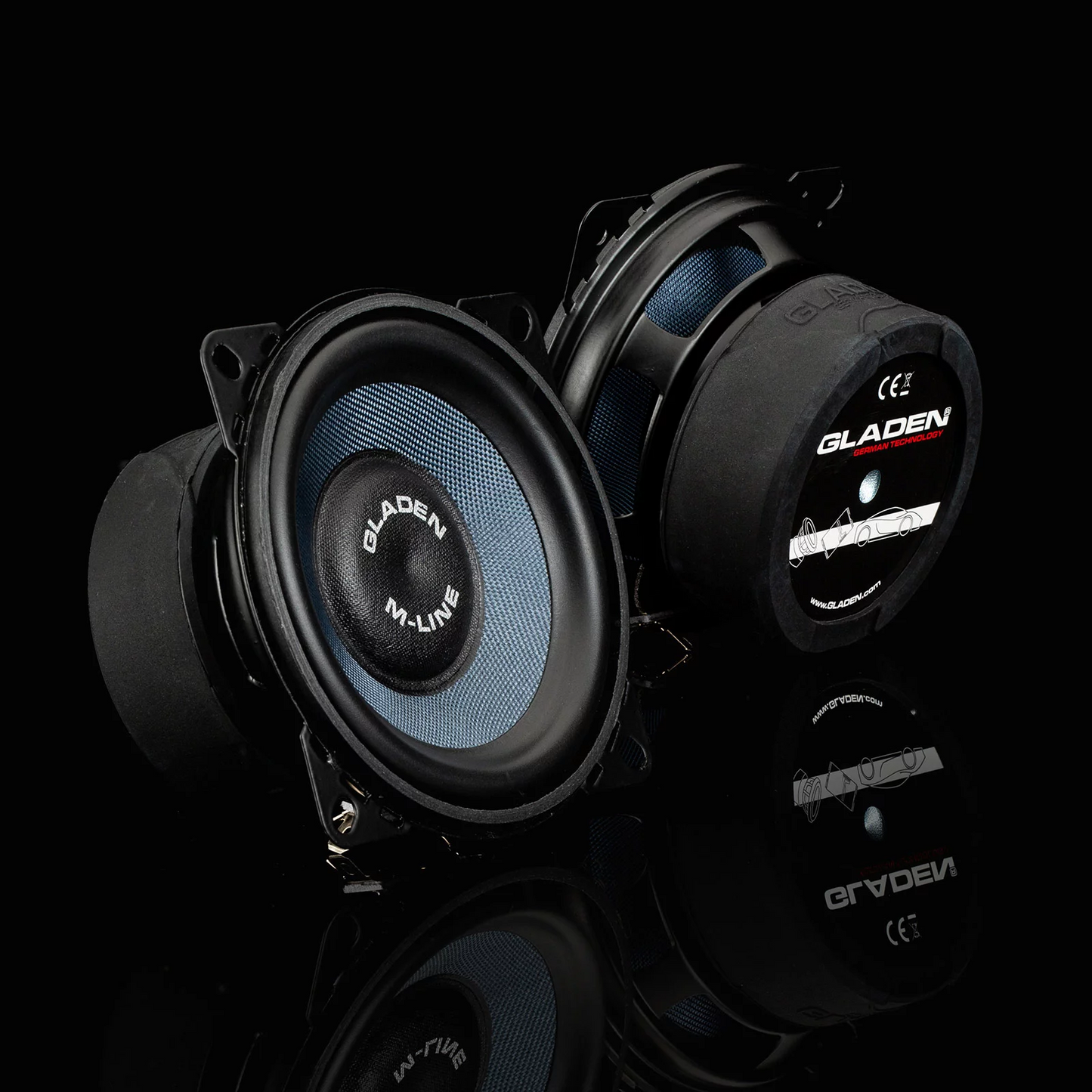 GLADEN M-LINE M 100 G2 2-WAY CAR COMPONENT SPEAKER SYSTEM