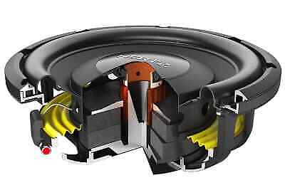 Hertz Mille MPS 250 S4 Slimline Subwoofer 500w 4 Ohm & MPSBX250 Bass Enclosure