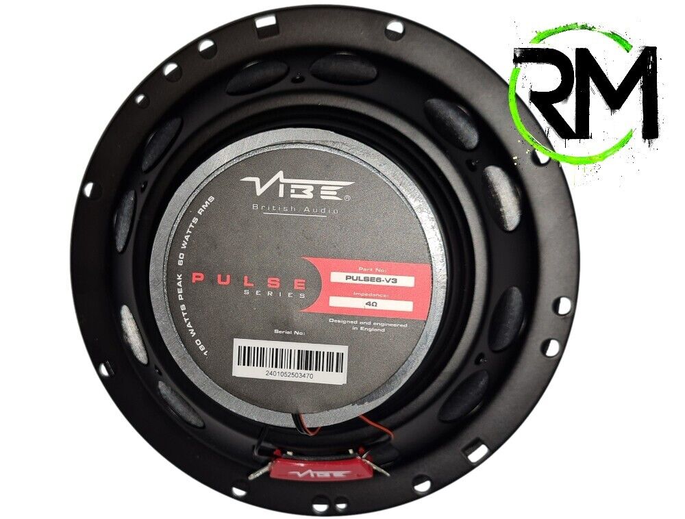 VW Golf MK5 Vibe Pulse 17cm Coaxial 2 Way Front Door Speaker Upgrade Kit