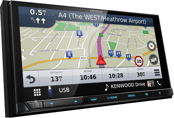 KENWOOD DNX 7190DABS 7" Headunit with Carplay Android Auto DAB+ & Navigation