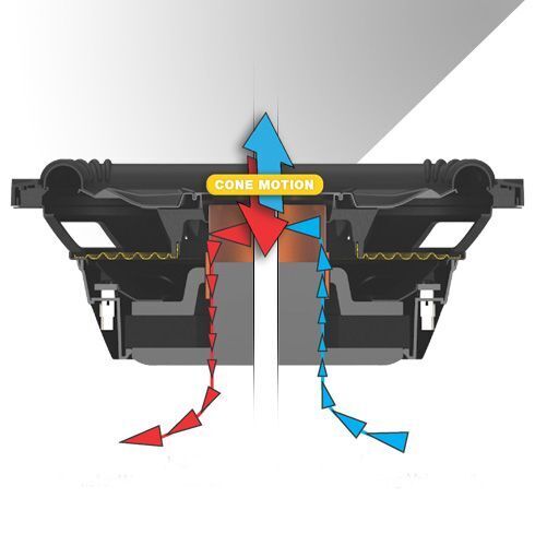 KICKER L7T 8" DOWN FIRING LOADED ENCLOSURE - 2 OHM Car Subwoofer