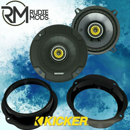 Ford Fiesta 2005-2008 Kicker 17cm Front Door Speaker Upgrade Kit