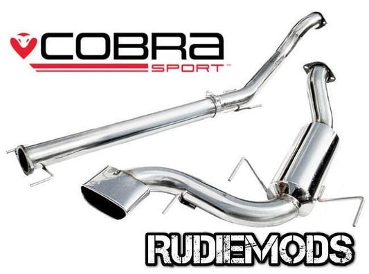 Cobra Sport Vauxhall Astra H VXR Cat Back System 2.5" bore Non Resonated