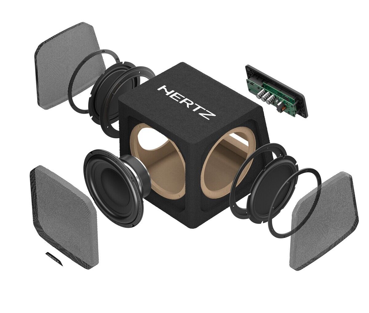 Hertz Active 8" Car Subwoofer 300w Dieci DBA 201