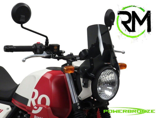 LIGHT SCREEN, WIND DEFLECTOR ROYAL ENFIELD ,SCRAM 411, 22-24 (230MM HIGH)