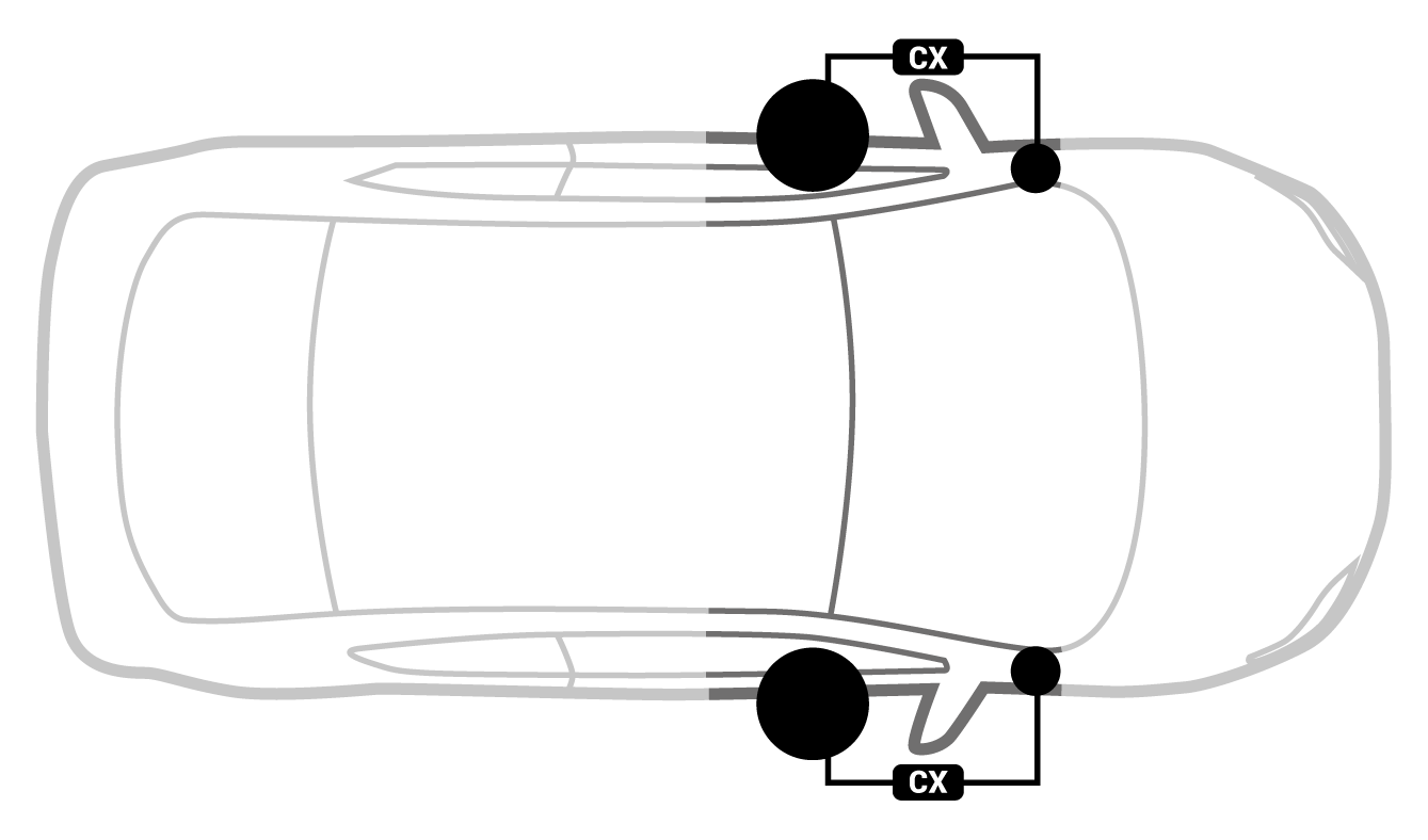 Audison 2-Way Speaker Pack for BMW X5 E70 2007-2013 BM-SPK-12