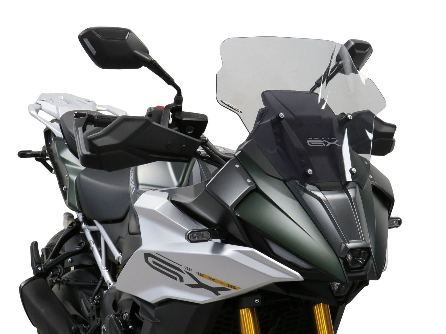 Touring Screen wind fly deflector GSX-S1000GX 2024 onwards (380mm HIGH)